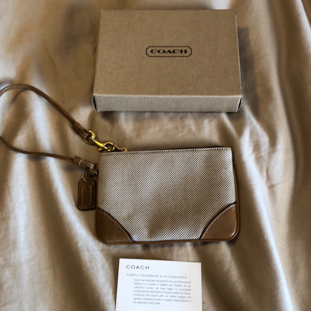Brand New with Box Coach wristlet